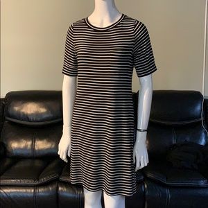Calvin Klein stripe shift dress